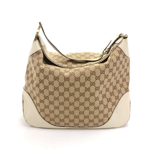 Gucci Monogram Canvas Hobo Bag