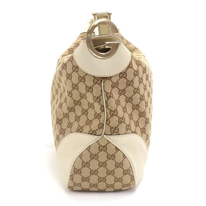 Gucci Monogram Canvas Hobo Bag