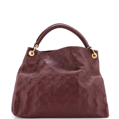Louis Vuitton Artsy Handbag Monogram Empreinte Leather MM