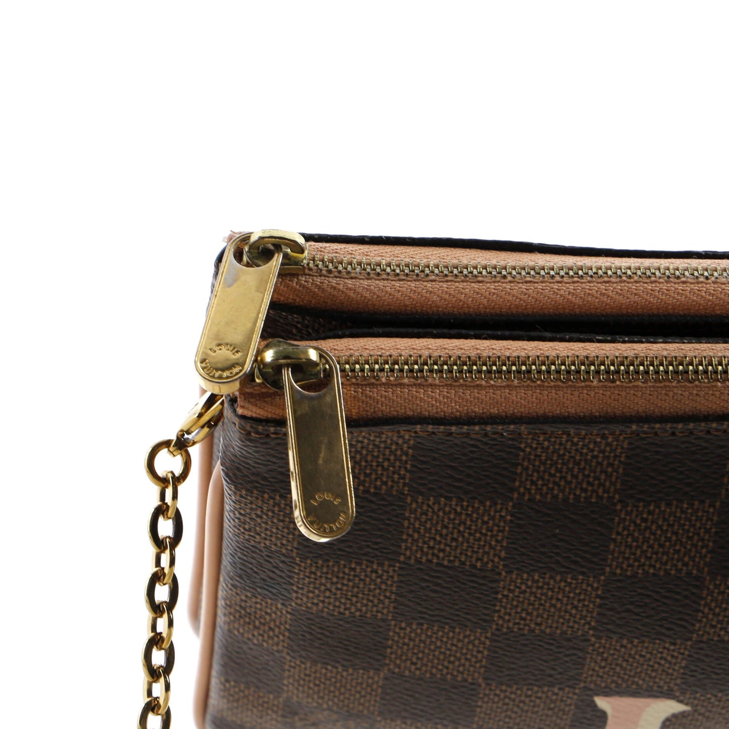 Louis Vuitton Double Zip Pochette Damier