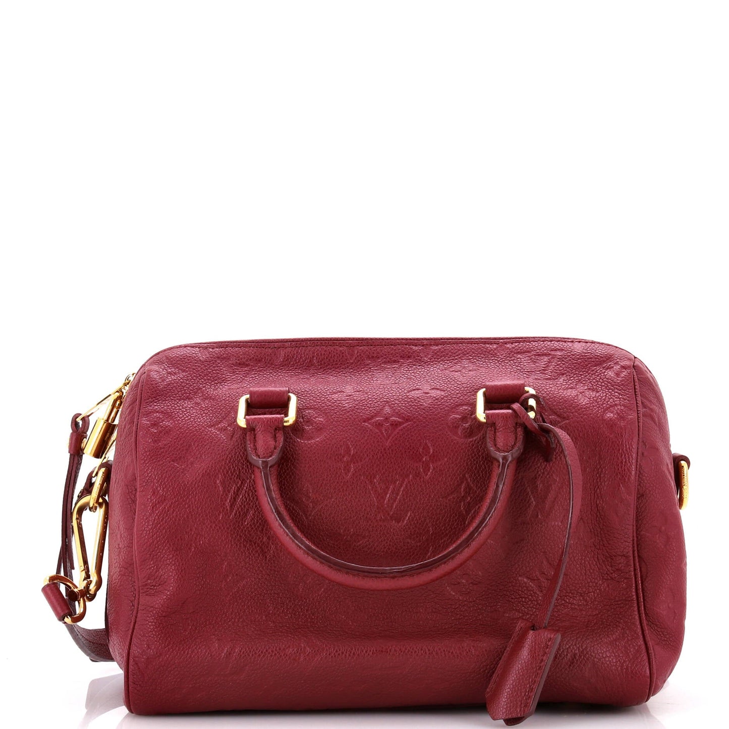 Louis Vuitton Speedy Bandouliere Bag Monogram Empreinte Leather 25