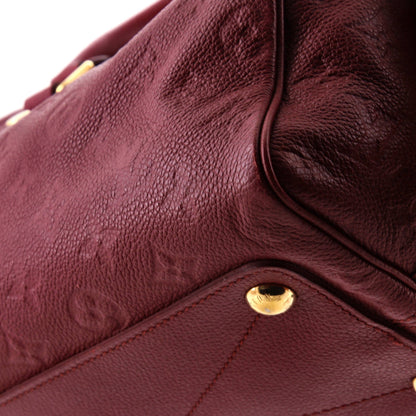 Louis Vuitton Speedy Bandouliere Bag Monogram Empreinte Leather 25