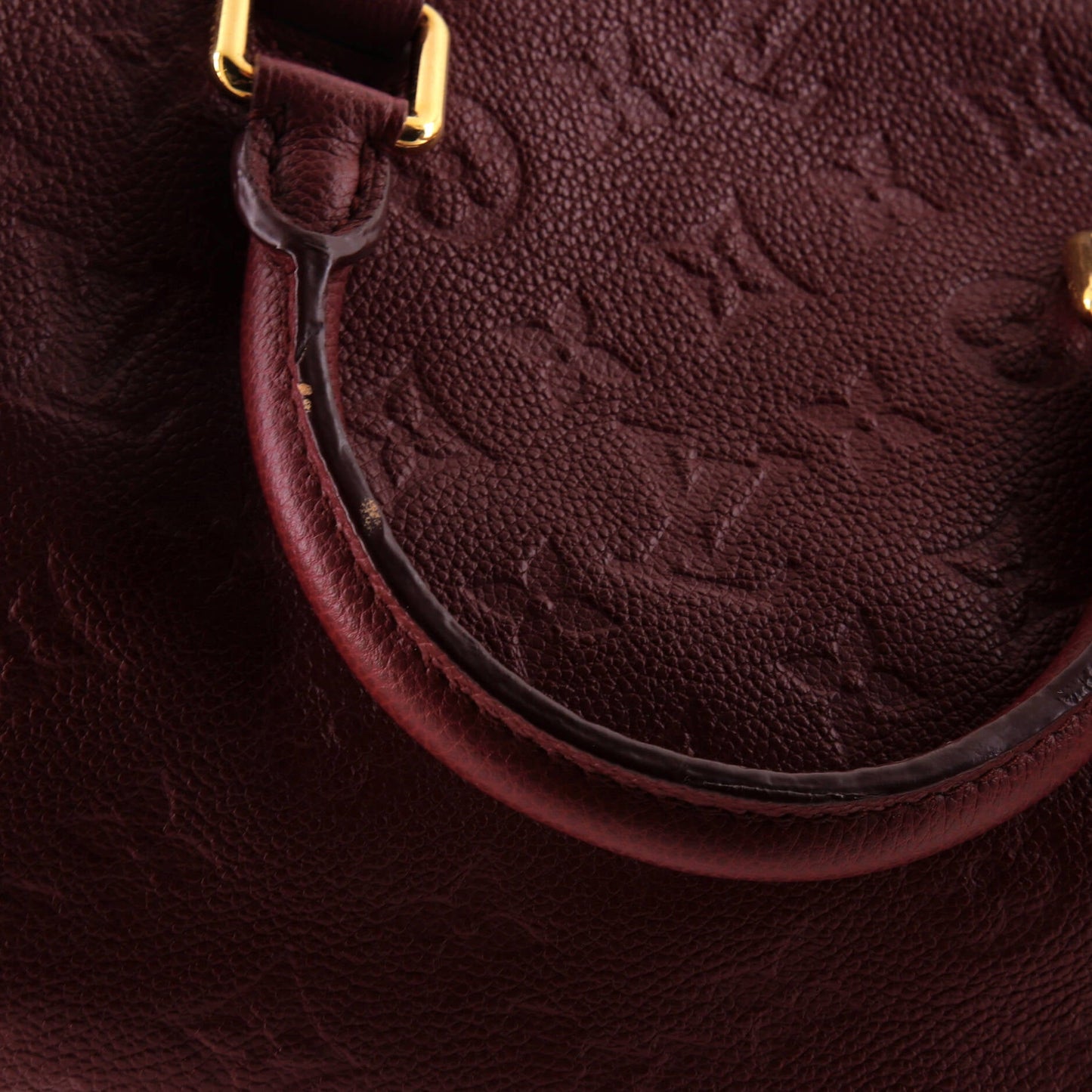Louis Vuitton Speedy Bandouliere Bag Monogram Empreinte Leather 25