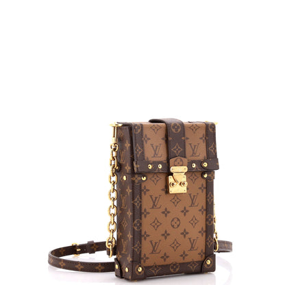 Louis Vuitton Vertical Trunk Pochette Reverse Monogram Canvas