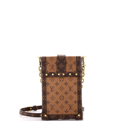 Louis Vuitton Vertical Trunk Pochette Reverse Monogram Canvas
