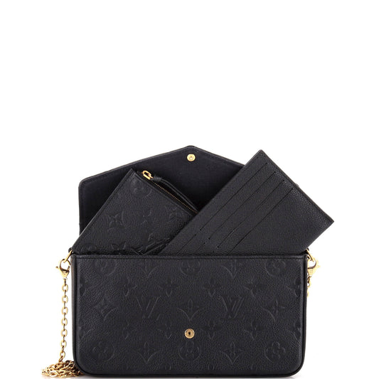 Louis Vuitton Felicie Pochette Monogram Empreinte Leather