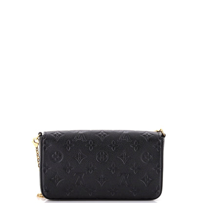 Louis Vuitton Felicie Pochette Monogram Empreinte Leather