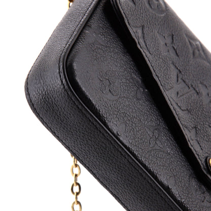 Louis Vuitton Felicie Pochette Monogram Empreinte Leather