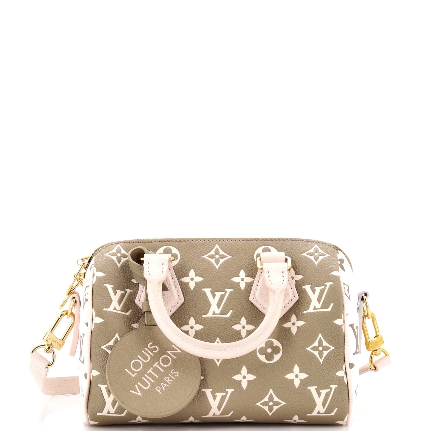 Louis Vuitton Speedy Bandouliere Bag Spring in the City Monogram Empreinte Leather 20