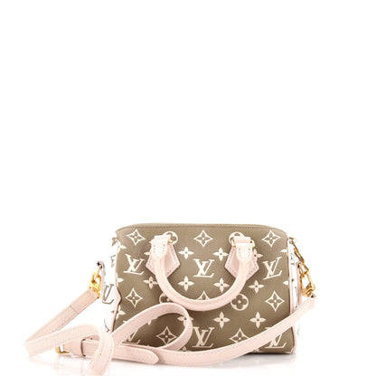 Louis Vuitton Speedy Bandouliere Bag Spring in the City Monogram Empreinte Leather 20