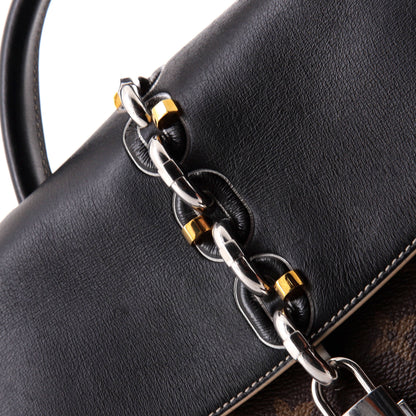 Louis Vuitton Chain It Handbag Monogram Canvas with Leather PM