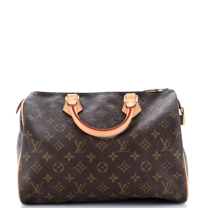 Louis Vuitton Speedy Handbag Monogram Canvas 30