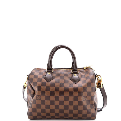 Louis Vuitton Speedy Bandouliere Bag Damier 25