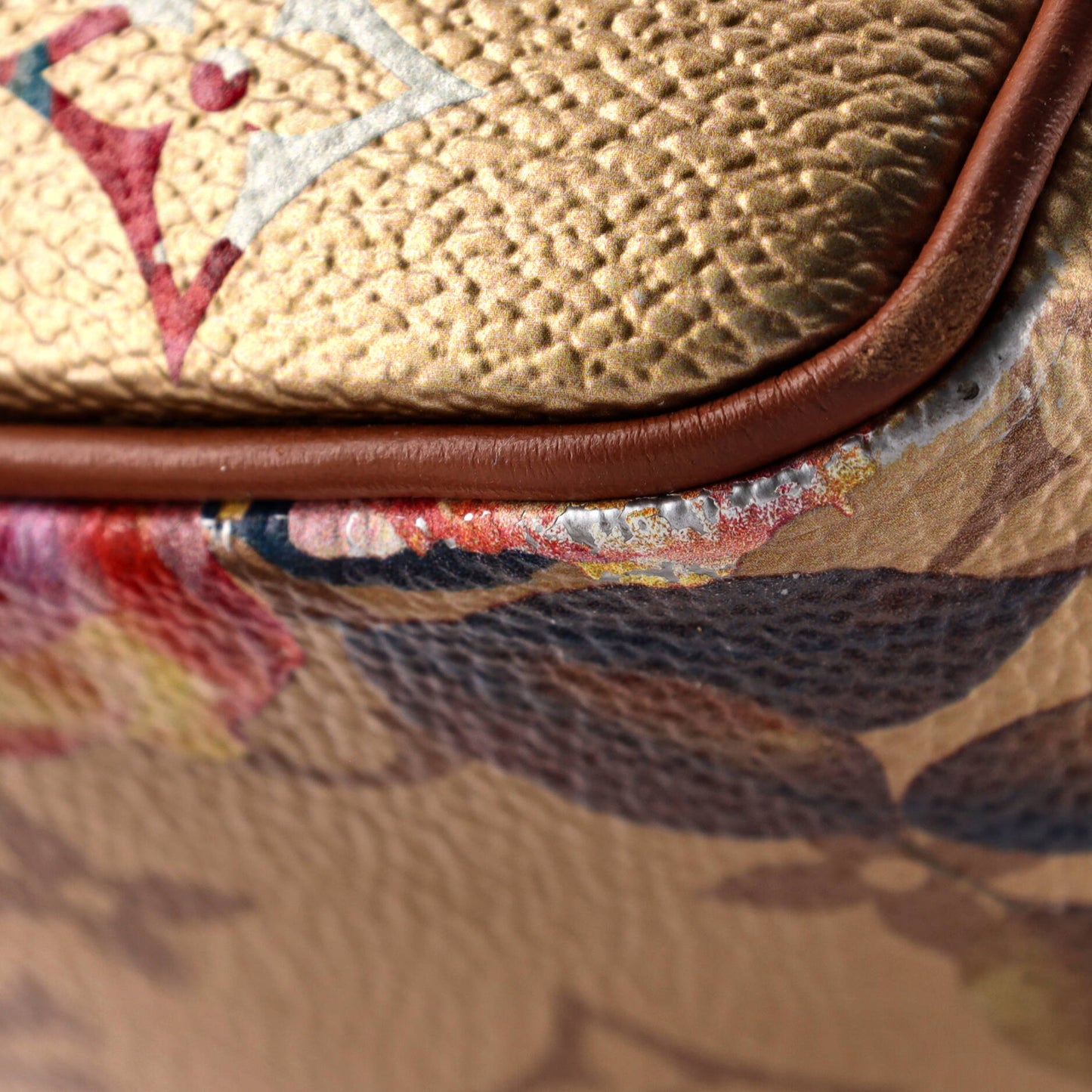 Louis Vuitton Speedy Bandouliere Bag Limited Edition Flowers Monogram Canvas 25