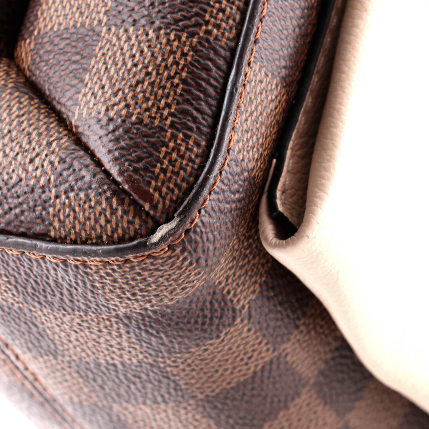 Louis Vuitton Vavin Handbag Damier with Leather PM
