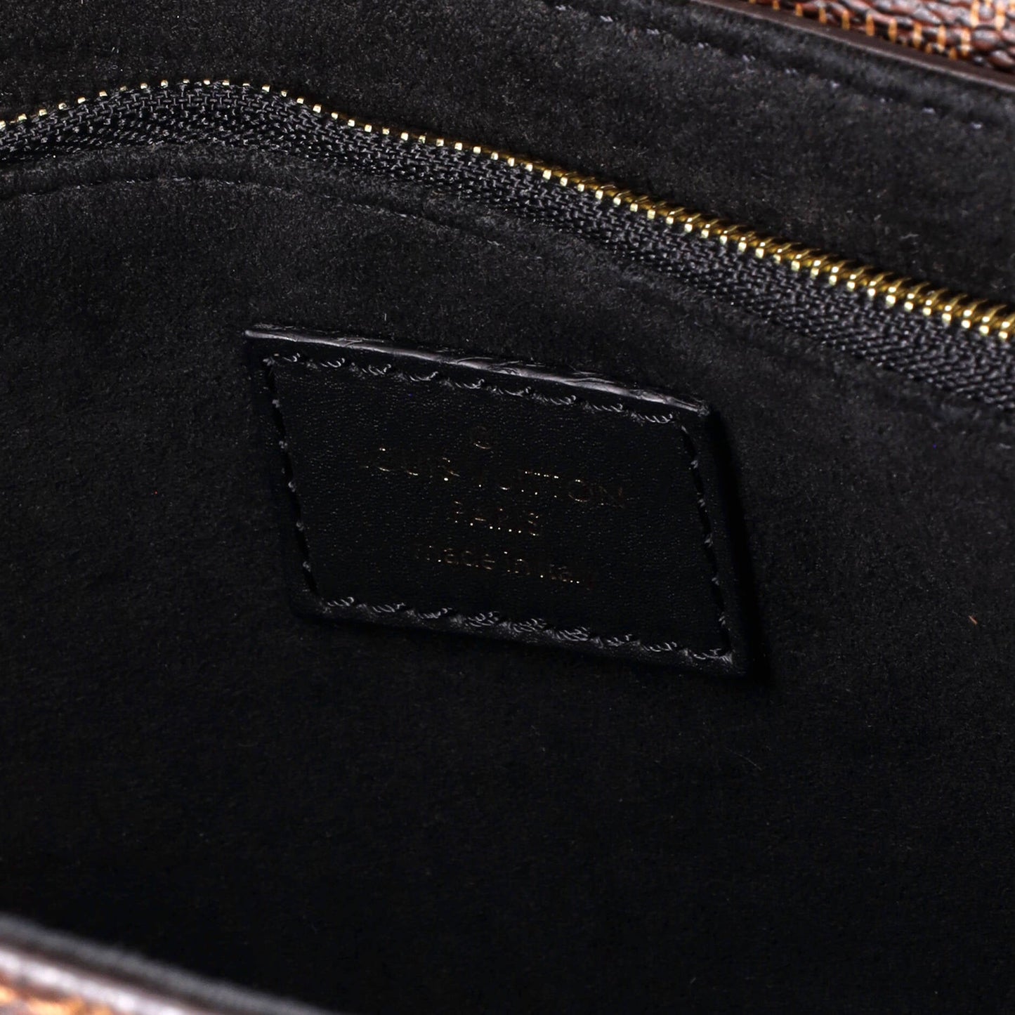 Louis Vuitton Vavin Handbag Damier with Leather PM