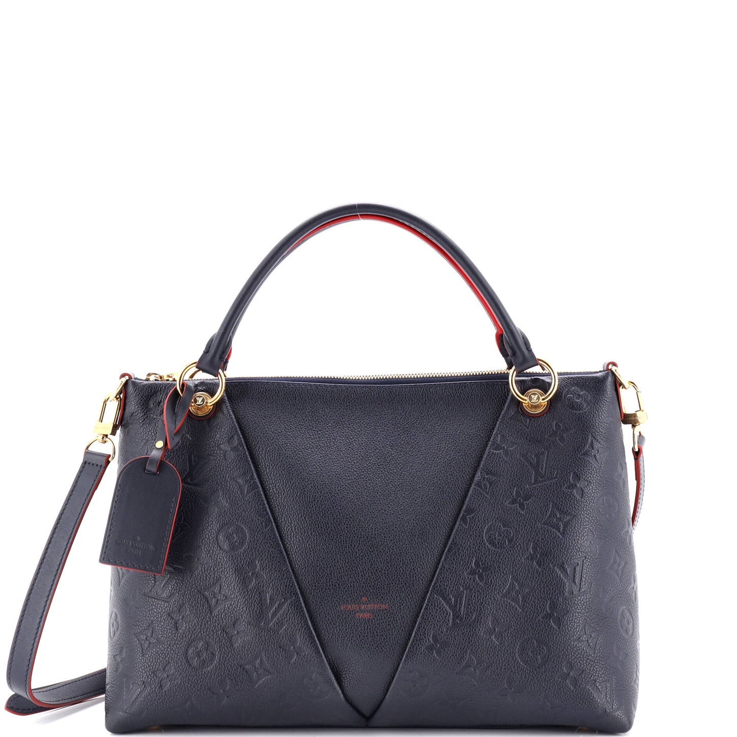 Louis Vuitton V Tote Monogram Empreinte Leather MM