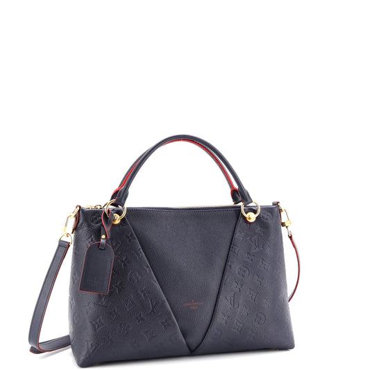 Louis Vuitton V Tote Monogram Empreinte Leather MM