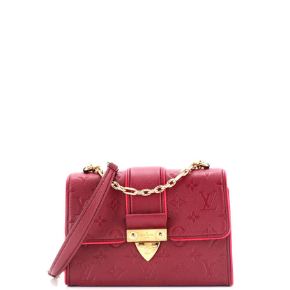 Louis Vuitton Saint Sulpice Handbag Monogram Empreinte Leather PM