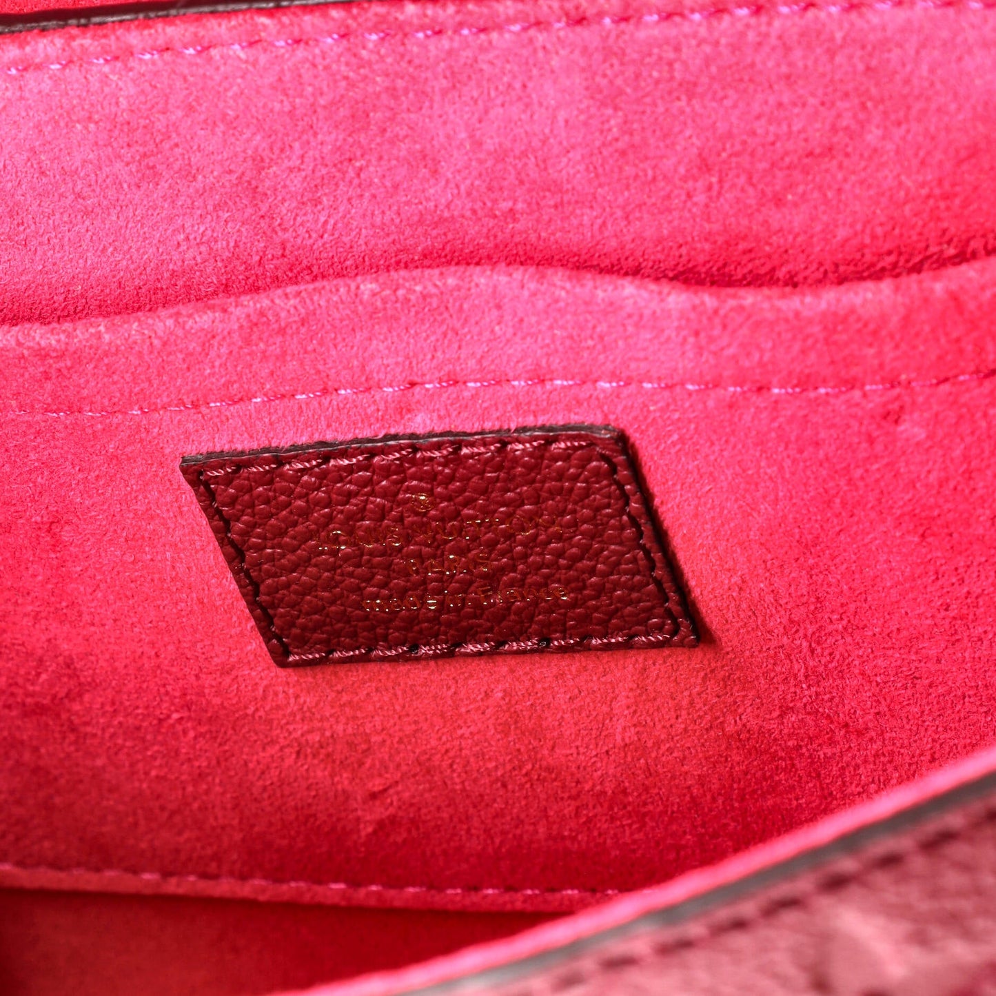 Louis Vuitton Saint Sulpice Handbag Monogram Empreinte Leather PM