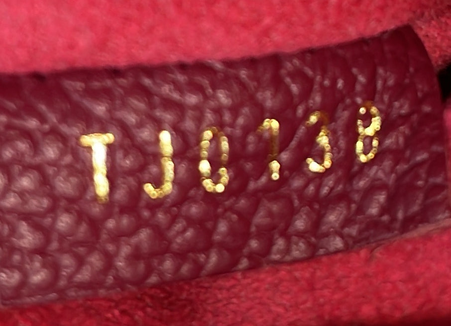 Louis Vuitton Saint Sulpice Handbag Monogram Empreinte Leather PM