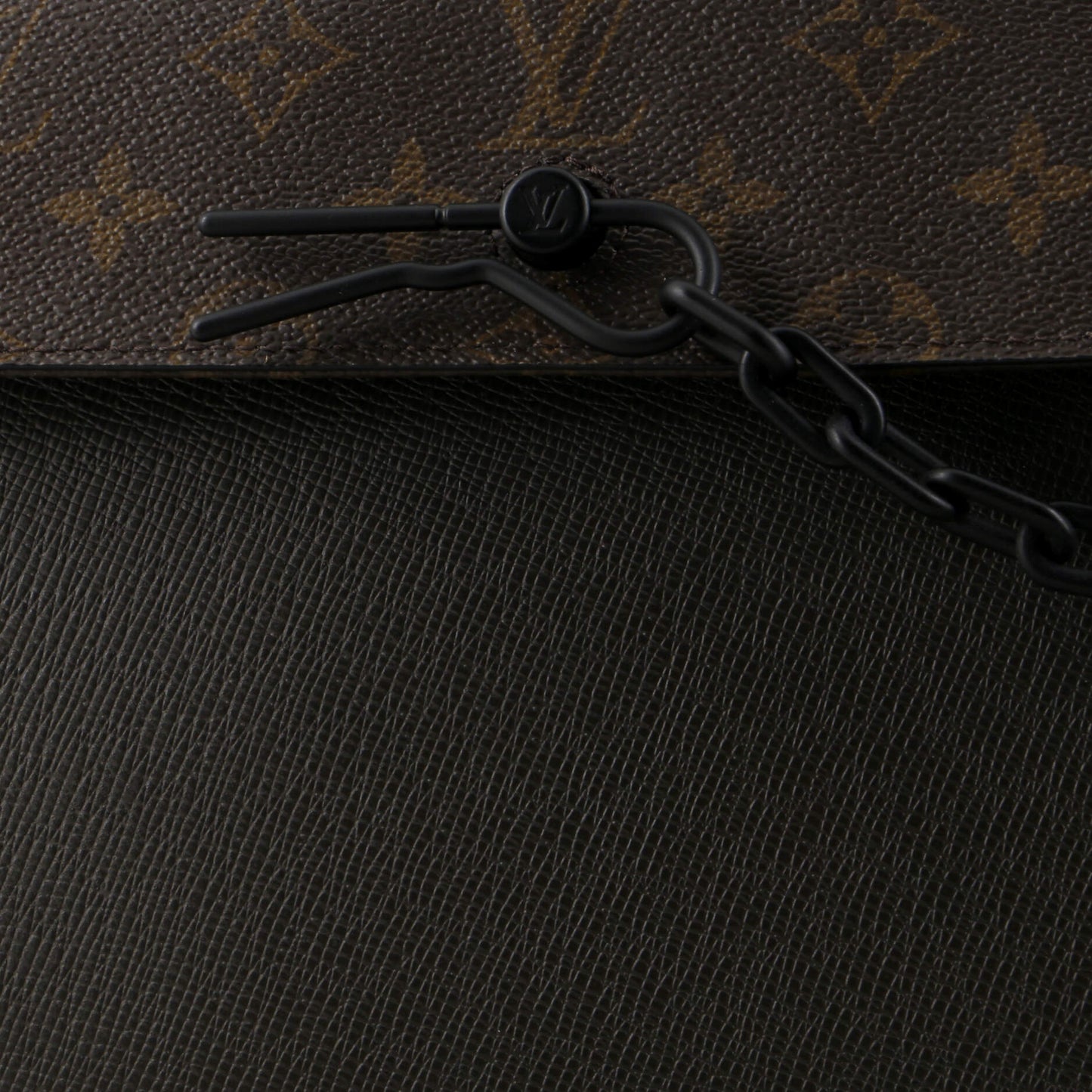 Louis Vuitton Pochette Voyage Steamer Leather and Monogram Canvas