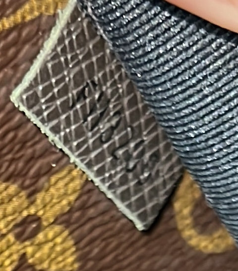 Louis Vuitton Pochette Voyage Steamer Leather and Monogram Canvas