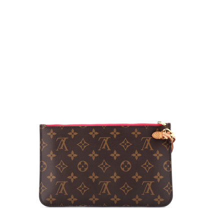 Louis Vuitton Neverfull Pochette Monogram Canvas Large