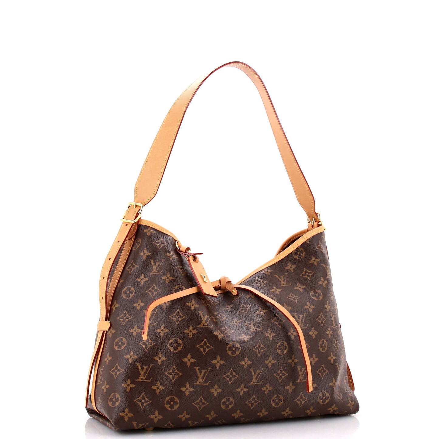 Louis Vuitton CarryAll Hobo Monogram Canvas MM