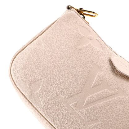 Louis Vuitton Multi Pochette Accessoires Pouch Monogram Empreinte Giant Small