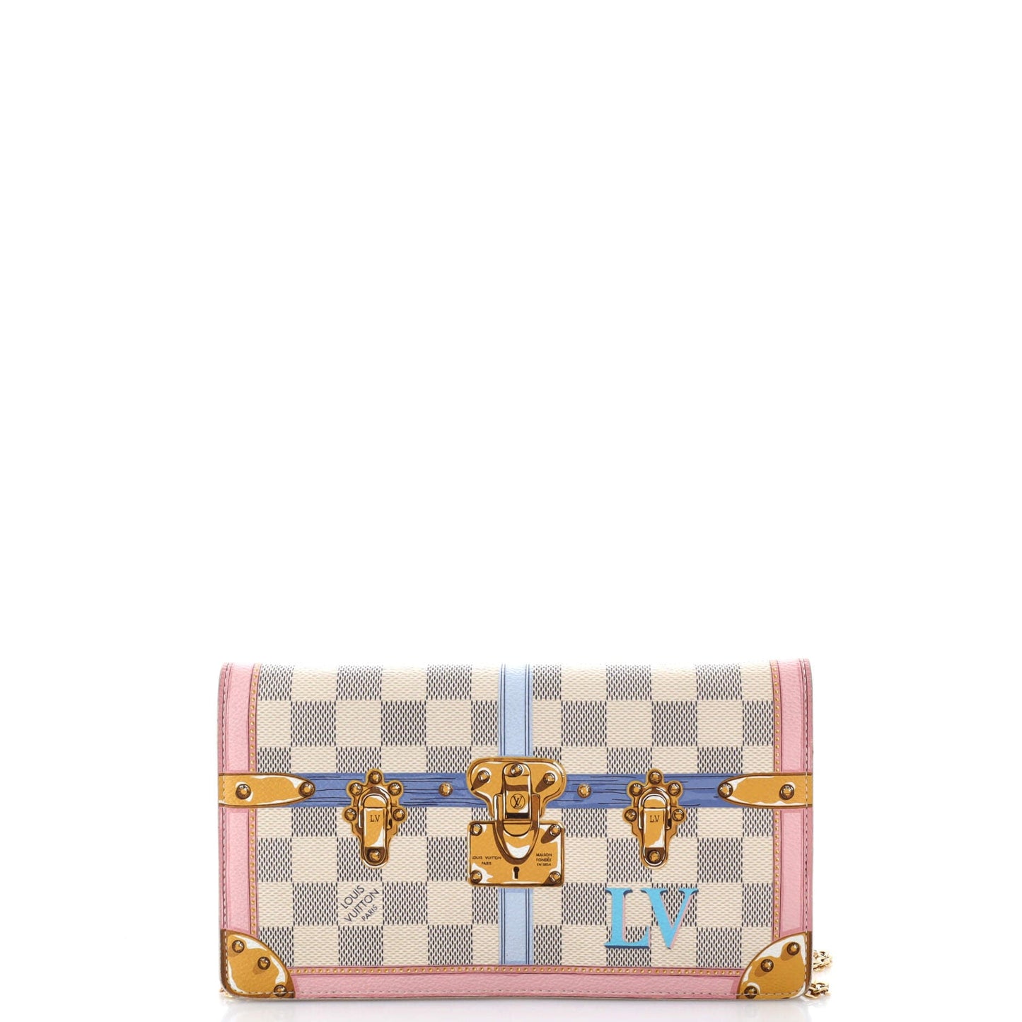 Louis Vuitton Weekend Pochette Limited Edition Damier Summer Trunks