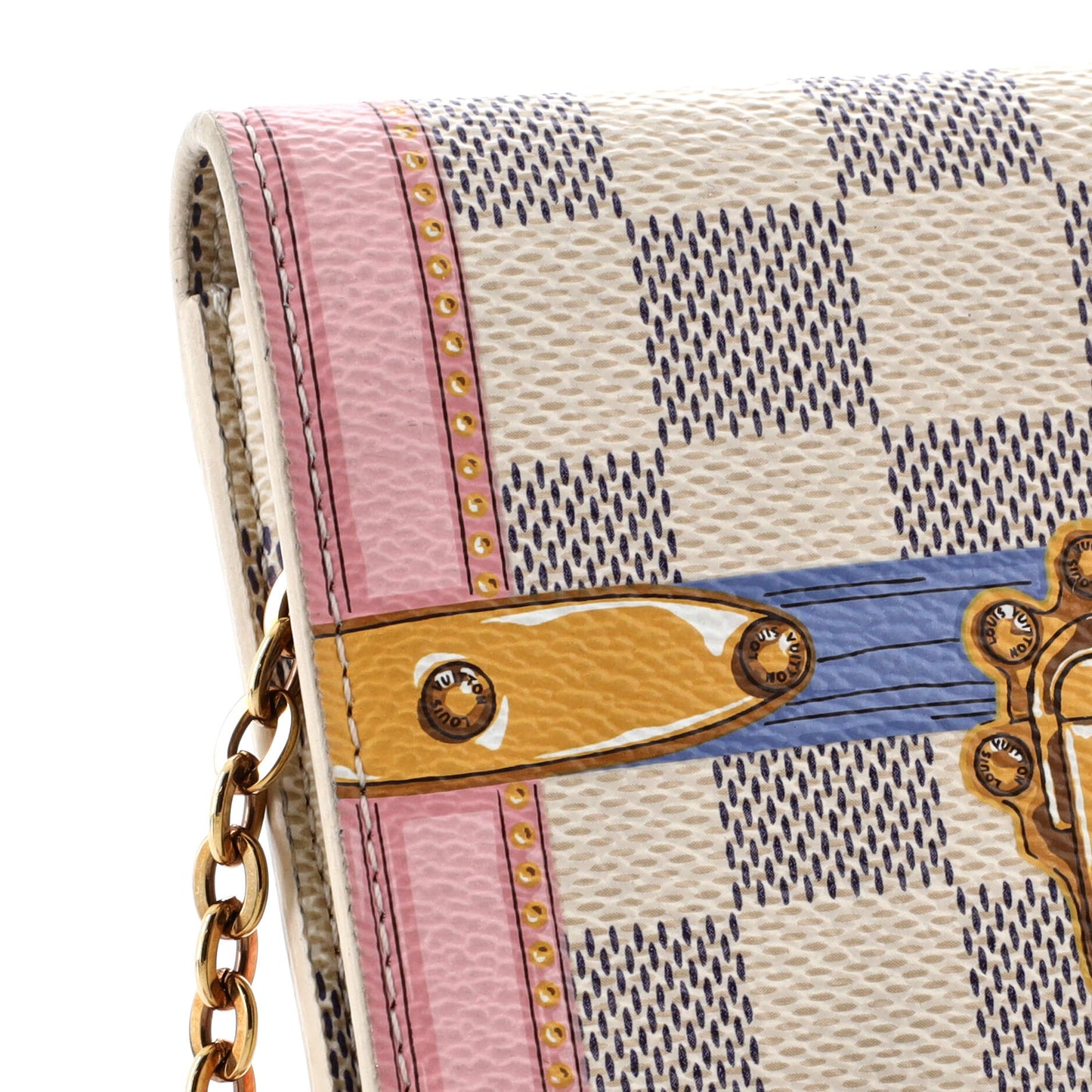 Louis Vuitton Weekend Pochette Limited Edition Damier Summer Trunks
