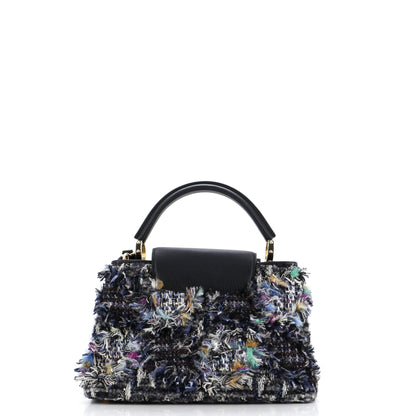 Louis Vuitton Capucines Bag Tweed PM