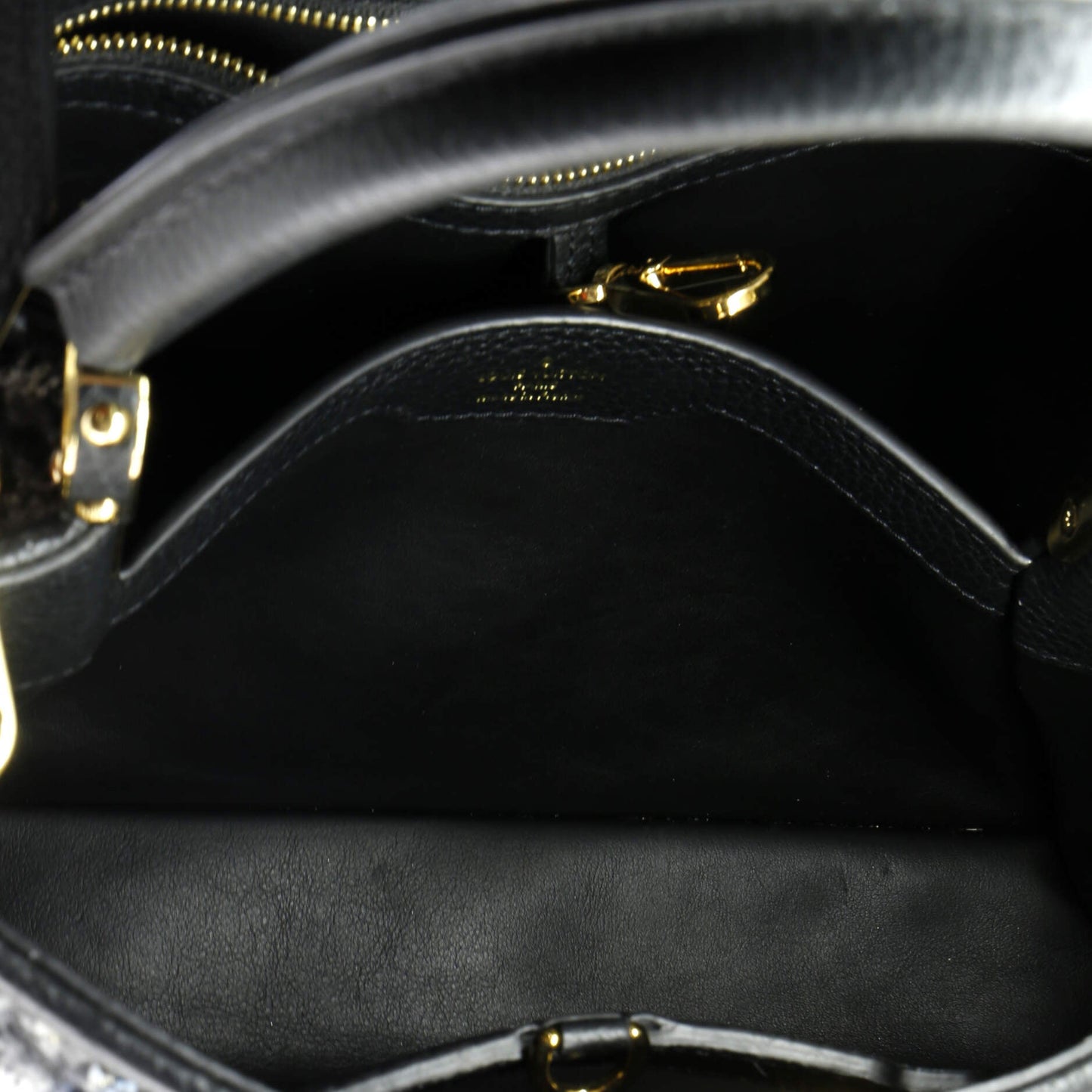 Louis Vuitton Capucines Bag Tweed PM