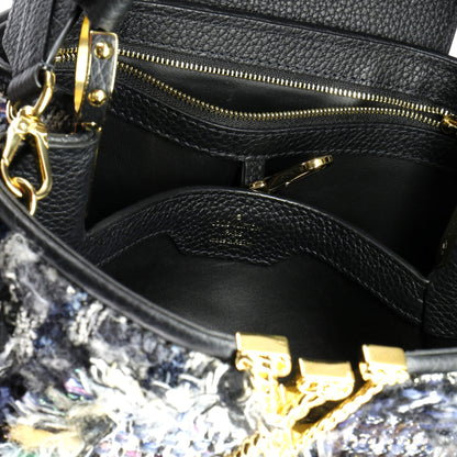 Louis Vuitton Capucines Bag Tweed PM