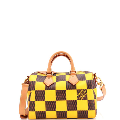 Louis Vuitton Speedy Bandouliere Bag Damier Pop 25