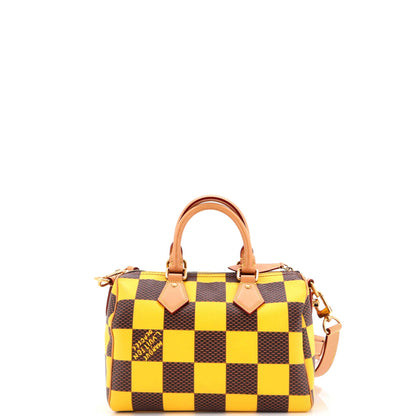 Louis Vuitton Speedy Bandouliere Bag Damier Pop 25