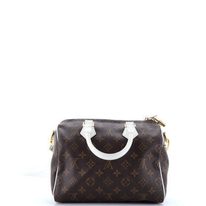 Louis Vuitton Speedy Bandouliere Bag LV Match Monogram Canvas 25