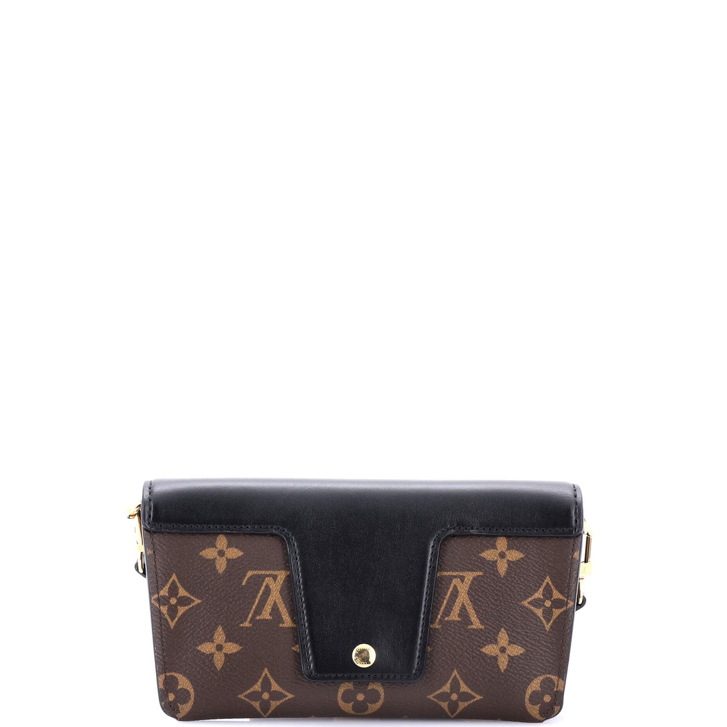 Louis Vuitton Padlock on Strap Handbag Monogram Canvas and Leather