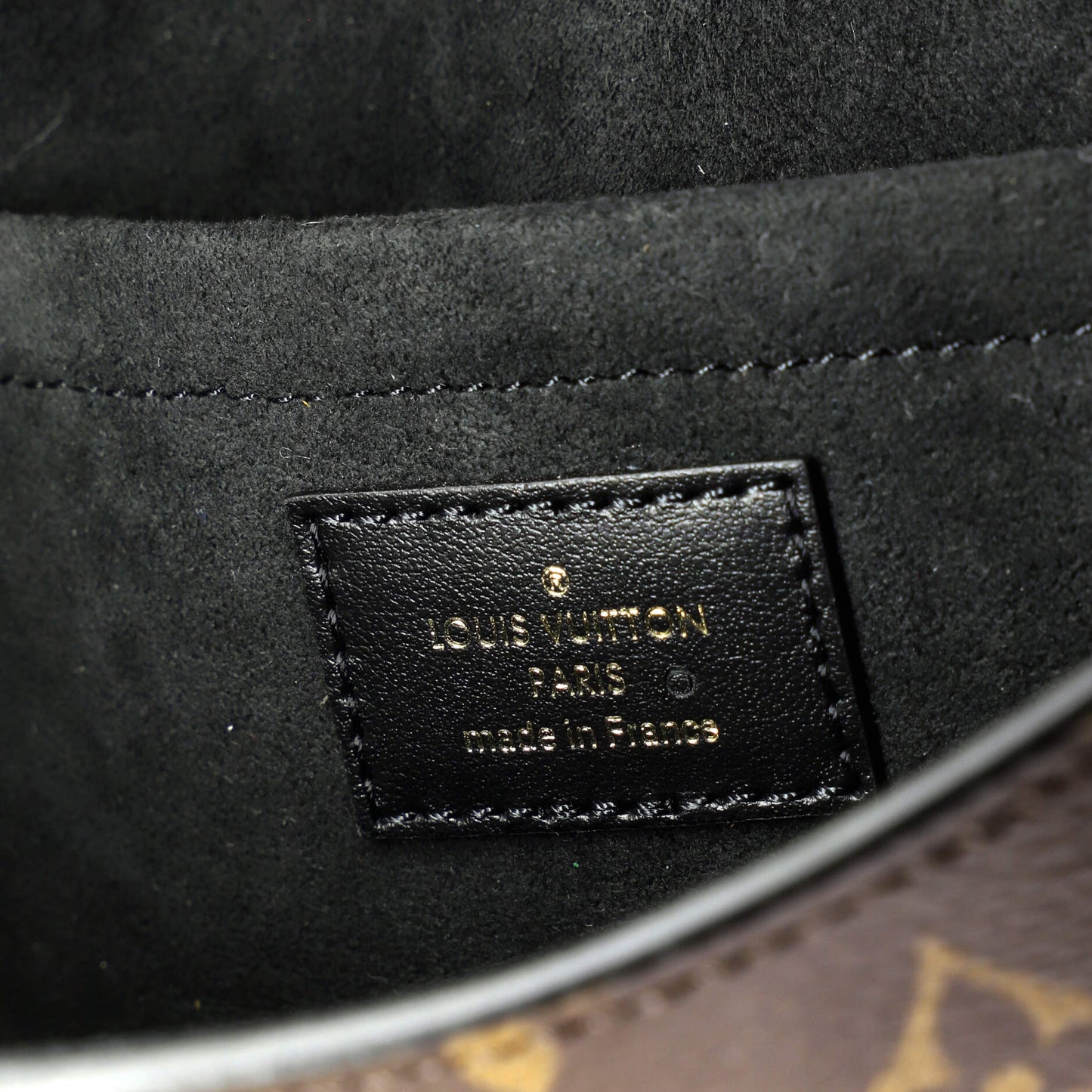 Louis Vuitton Padlock on Strap Handbag Monogram Canvas and Leather