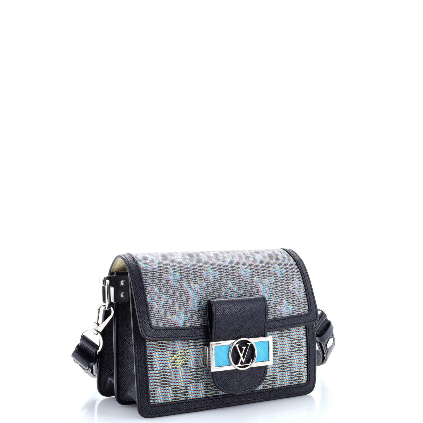 Louis Vuitton Dauphine Shoulder Bag Damier Monogram LV Pop Canvas Mini