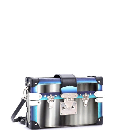 Louis Vuitton Petite Malle Handbag Limited Edition Printed Leather