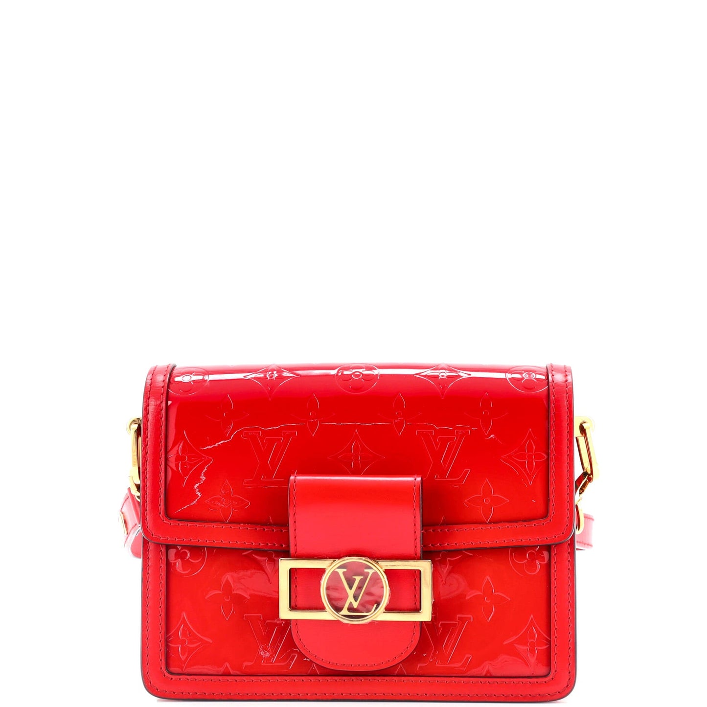 Louis Vuitton Dauphine Shoulder Bag Monogram Vernis Mini