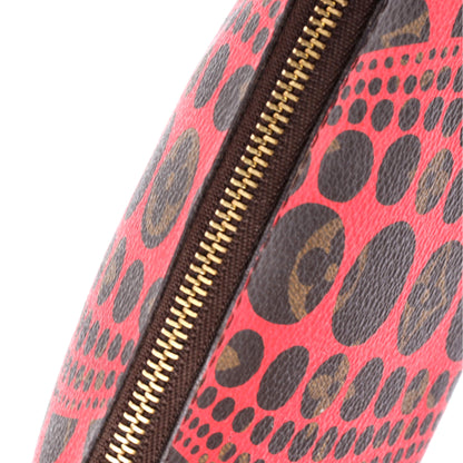Louis Vuitton Cosmetic Pouch Limited Edition Kusama Pumpkin Dots Monogram Canvas