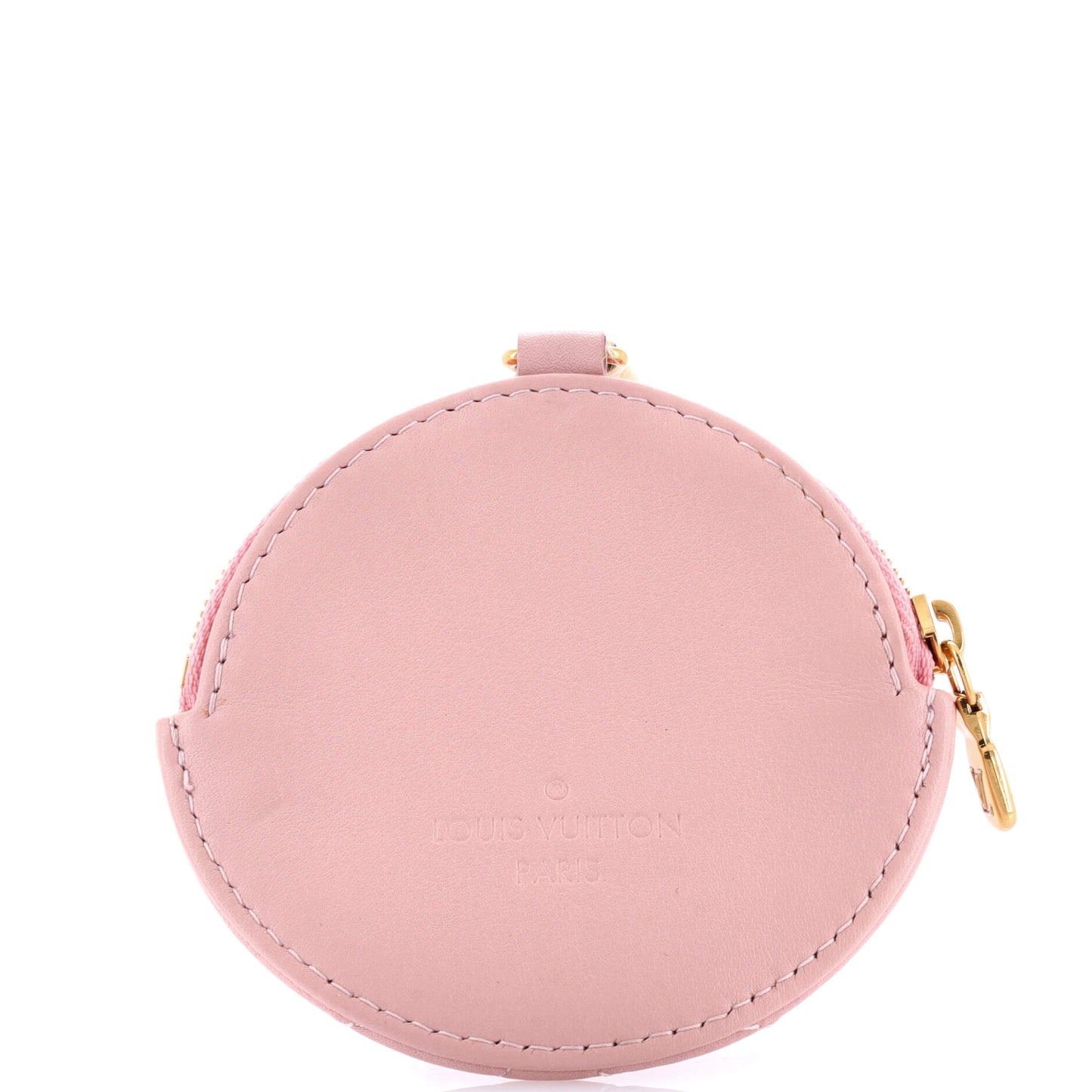 Louis Vuitton New Wave Multi Pochette Round Coin Purse Quilted Leather