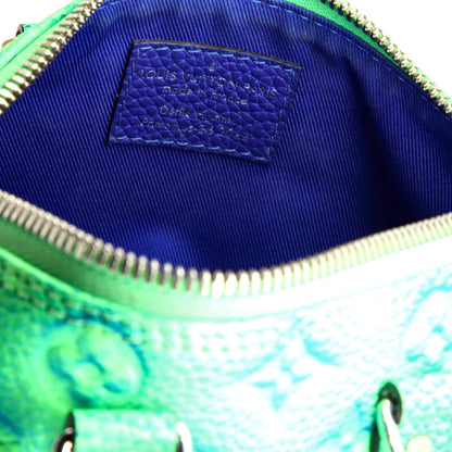 Louis Vuitton Keepall Bandouliere Bag Limited Edition Illusion Monogram Taurillon Leather XS