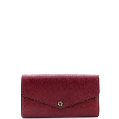 Louis Vuitton Sarah Wallet NM Monogram Empreinte Leather