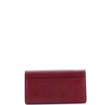 Louis Vuitton Sarah Wallet NM Monogram Empreinte Leather