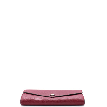 Louis Vuitton Sarah Wallet NM Monogram Empreinte Leather