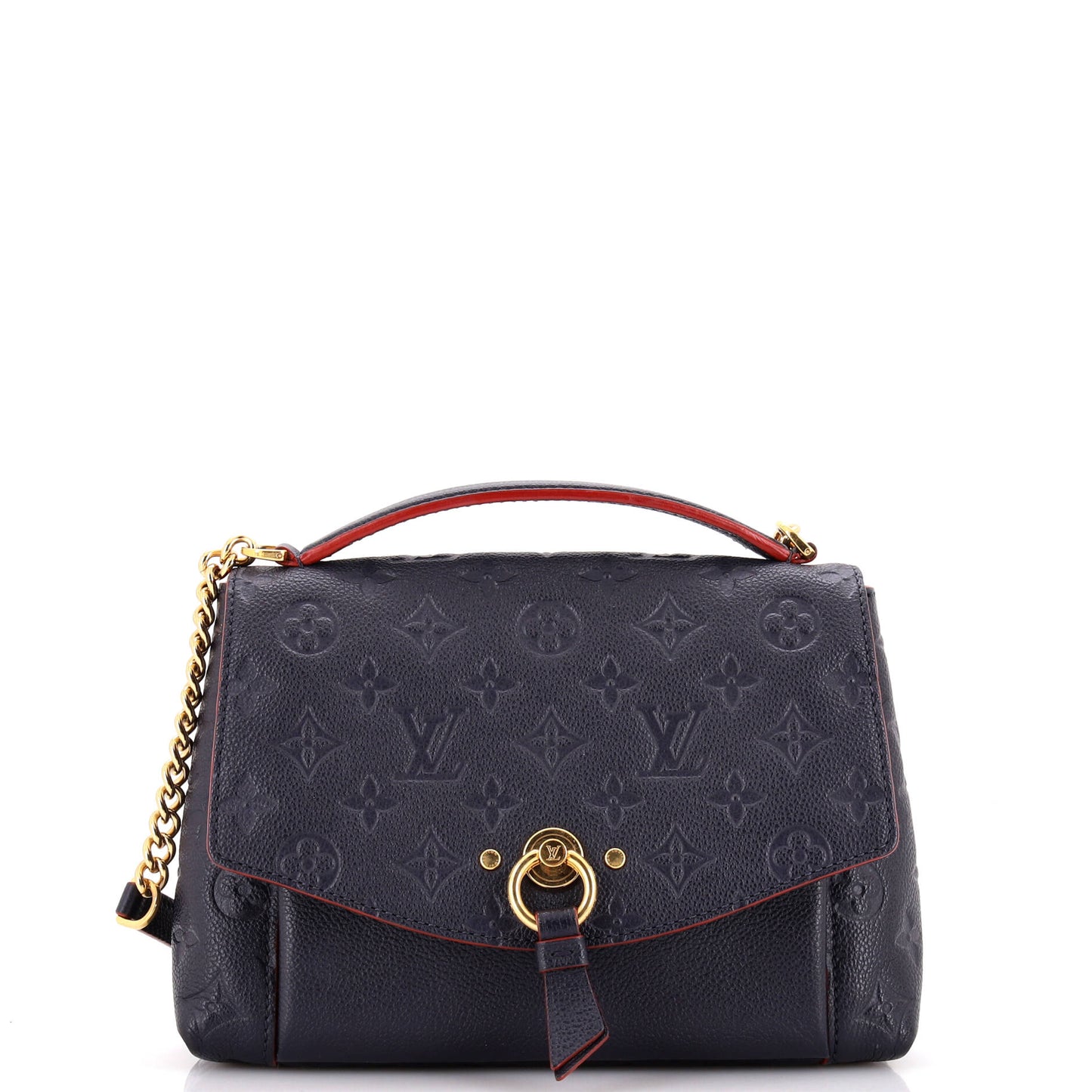 Louis Vuitton Blanche Handbag Monogram Empreinte Leather BB